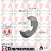 Brzdový bubon OTTO ZIMMERMANN 405.4101.20