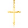 JVD ZP0335XJ81 - Zlatý prívesok krížik 1.01 g