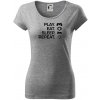 Play Eat Sleep Repeat game - Dámske tričko Pure - S ( Tmavosivý melír )