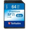 VERBATIM Premium SDXC 64 GB UHS-I V10 U1 44024