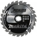 MAKITA B-62979 Efficut Kotúč pílový D 165 x 20 mm na drevo MDF laminát TCT 25 zubov 1.45 mm