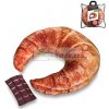 Nahrievací krčný vankúšik - CROISSANT A ČOKOLÁDA
