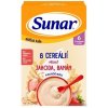 Sunar mliečna kaša s 8 cereáliami jahoda, banán 210 g
