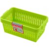 heidrun Plastový košík 25x14,5x10,5cm 4ks mix farieb