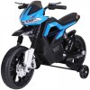 Goleto Detská elektrická motorka 105 x 52,3 x 62,3 cm | modro-čierna