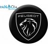 Samolepka na stredy kolies živicová 4ks - PEUGEOT - nové logo (C13)