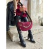 Laura Biaggi crossbody kabelka DX-JS305-bordoZAM Bordová