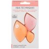 Real Techniques Ultimate sponge Trio Miracle Complexion hubka na tekutý make-up 1 ks + Mini Miracle Complexion hubka na tekutý make-up mini 1 ks + Miracle Powder hubka na púder 1 ks kozmetická sada