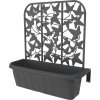 BAMA Závěsný truhlík RONDINE PRIVACY, 50cm, set 2ks, antracit