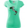 Mapy - názvy miest - Taliansko - Dámske tričko Pure - 2XL ( Mätová )