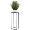 HowHomely Stojan na kvety DD0499 70 x 24 cm antracit