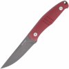 Giant Mouse GMF2-P-R Red G10 / PVD Finish / Black Leather Sheath