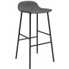 Normann Copenhagen Barová stolička Form Barstool, 75 cm – tmavosivá/oceľ