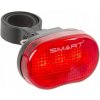 SMART 403R zadné svetlo na batérie AAA, 3 LED diódy