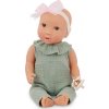 LullaBaby Bábika 35 cm v overale s čelenkou