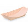Wimex Fingerfood miska drevená lodička 16,5 x 8,5 cm (100 ks)