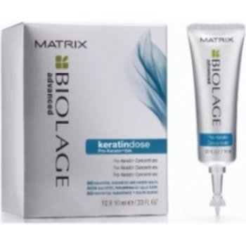 Matrix Biolage Advanced Keratindose pro-keratínová kúra pre poškodené vlasy (Pro-Keratin Concentrate) 10 x 10 ml