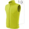 Fleece vesta unisex Next 518 - L, 62 – limetková (brand label)