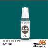AK Interactive akrylová barva turquoise ink 17 ml