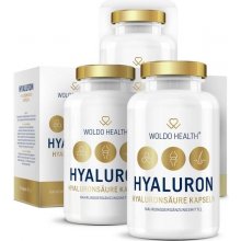 WoldoHealth Hyaluronová kyselina 3x 90 kapslí