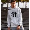Bullshirt.sk Pánska mikina - Fuck it Biela XXL