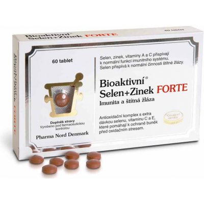 Pharma Nord Bioaktivní Selen Zinek Forte 60 tabliet
