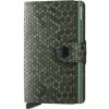 Secrid kožené pouzdro na karty Miniwallet Hexagon Green
