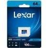 Lexar microSDXC 633x UHS-I/A1/U3/10 R95/no adap (V30) 64GB (LMS0633064G-BNNNG)
