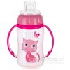 Canpol Babies treningovy hrncek s makkym naustkom 320ml Cute Animals růžová