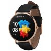 Garett Smartwatch Verona zlatá, čierny remienok