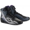 ALPINESTARS boty STELLA FASTER-4, ALPINESTARS, dámské (černá/šedá/fialová, vel. 36)