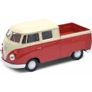 Welly VW T1 Double Cabin Pick Up Červená 1:34