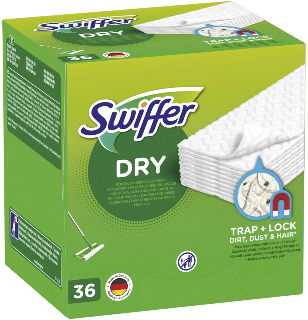 Swiffer Dry náhradné prachovky na podlahu 36 ks od 6,49 € - Heureka.sk