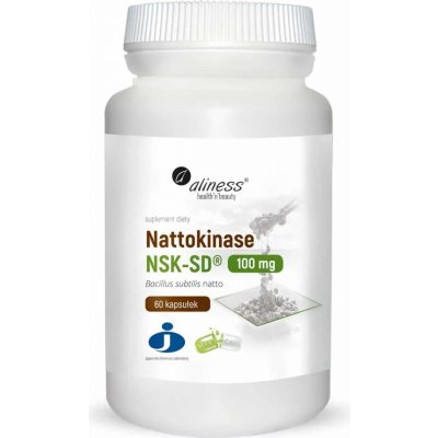 Alines nattokinase nsk-sd 100 mg 60 vegetariánskych kapsúl