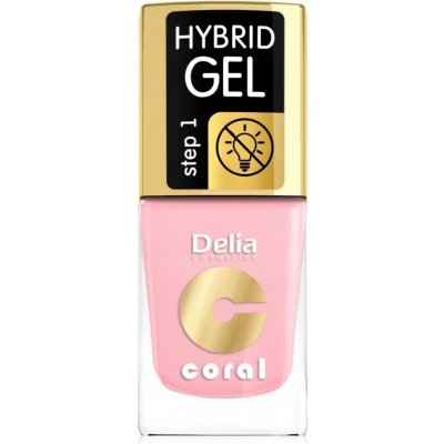 Delia Cosmetics Coral Nail Enamel Hybrid Gel gélový lak na nechty odtieň 04 11 ml