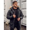 Čierna pánska zimná bunda parka alaska Bolf WX032A