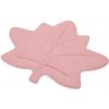 NEW BABY Mušelínová hracia deka New Baby Maple Leaf Pink