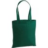 Westford Mill Nákupná bavlnená taška WM201 Bottle Green 38x42 cm