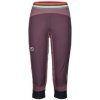 Ortovox Sw Hybrid Short Pants W mountain rose L; Červená 3/4 kalhoty