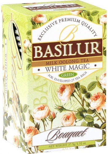 Basilur Bouquet WHITE MAGIC GREEN zelený čaj 20 x 1,5 g