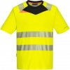 PORTWEST HI-VIS DX413 / Reflexné strečové tričko - HV žltá/čierna XL