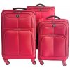 Cestovní kufr BERTOO Bolzano - červený set 3v1 100l, 66l, 38l