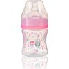 BabyOno dojčenská antikoliková široké hrdlo ružová 120 ml