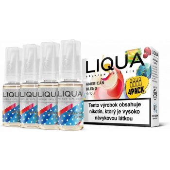 Ritchy Liqua Elements 4Pack American Blend 4 x 10 ml 12 mg