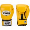 Boxerské rukavice WINDY Classic Genuine Leather yellow