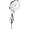 Hansgrohe Raindance Select S - Set sprchovej hlavice, 3 prúdy, držiaka a hadice, biela/chróm - 26721400