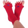 Adjustačné ponožky - RED (Zdravotné farebné adjustačné ponožky Happy feet - RED)