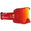 Red Bull Spect motokrosové brýle STRIVE S červené s červeným sklem