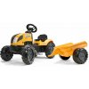 Falk Falk Šliapací traktor 2055L Mighty Builder s vlečkou FA2055L