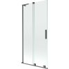 Mexen Velar L, 2-krídlová posuvná vaňová zástena 95 x 150 cm, 8mm číre sklo, brúsený grafit, 896-095-003-01-66